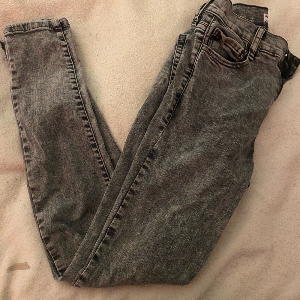 Black and grey jeans